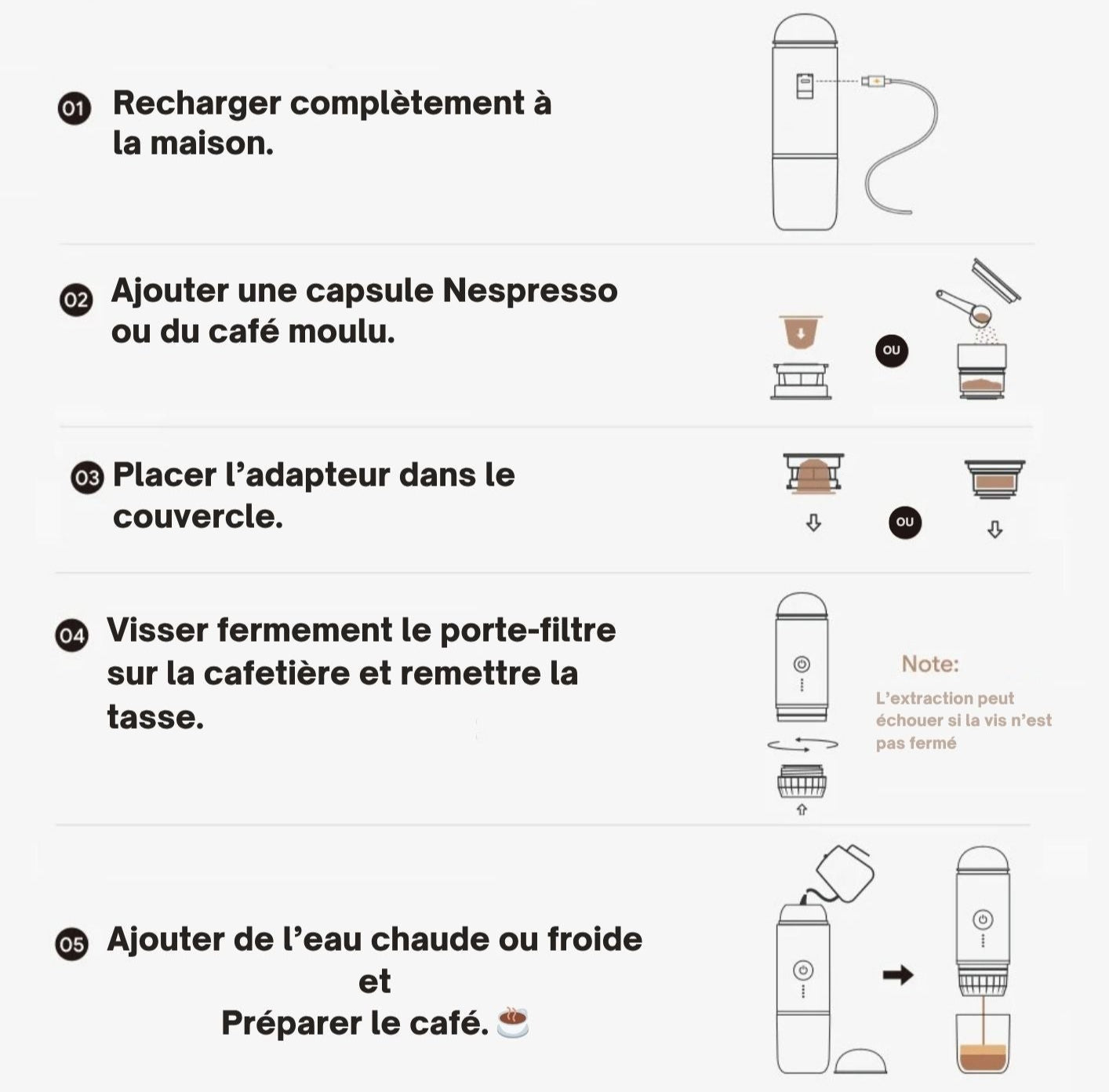 Tutoriel Cafetière Portable - KAFEO